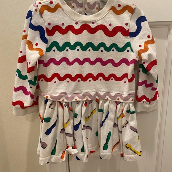 Stella McCartney kids girls long sleeve sweatshirt dress - Picture 2 of 4
